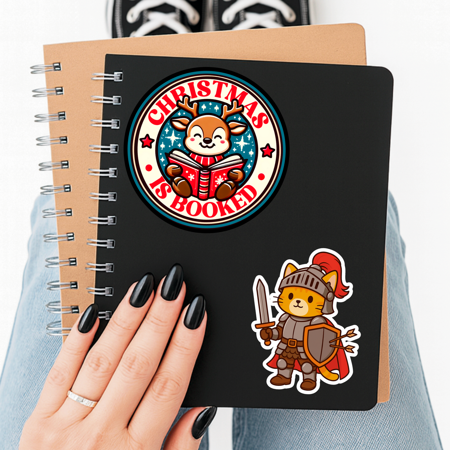 Christmas is Booked Reading Sticker