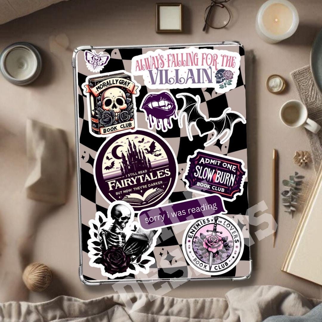 Dark romance Kindle Insert For Clear Case – Happy Little Threads