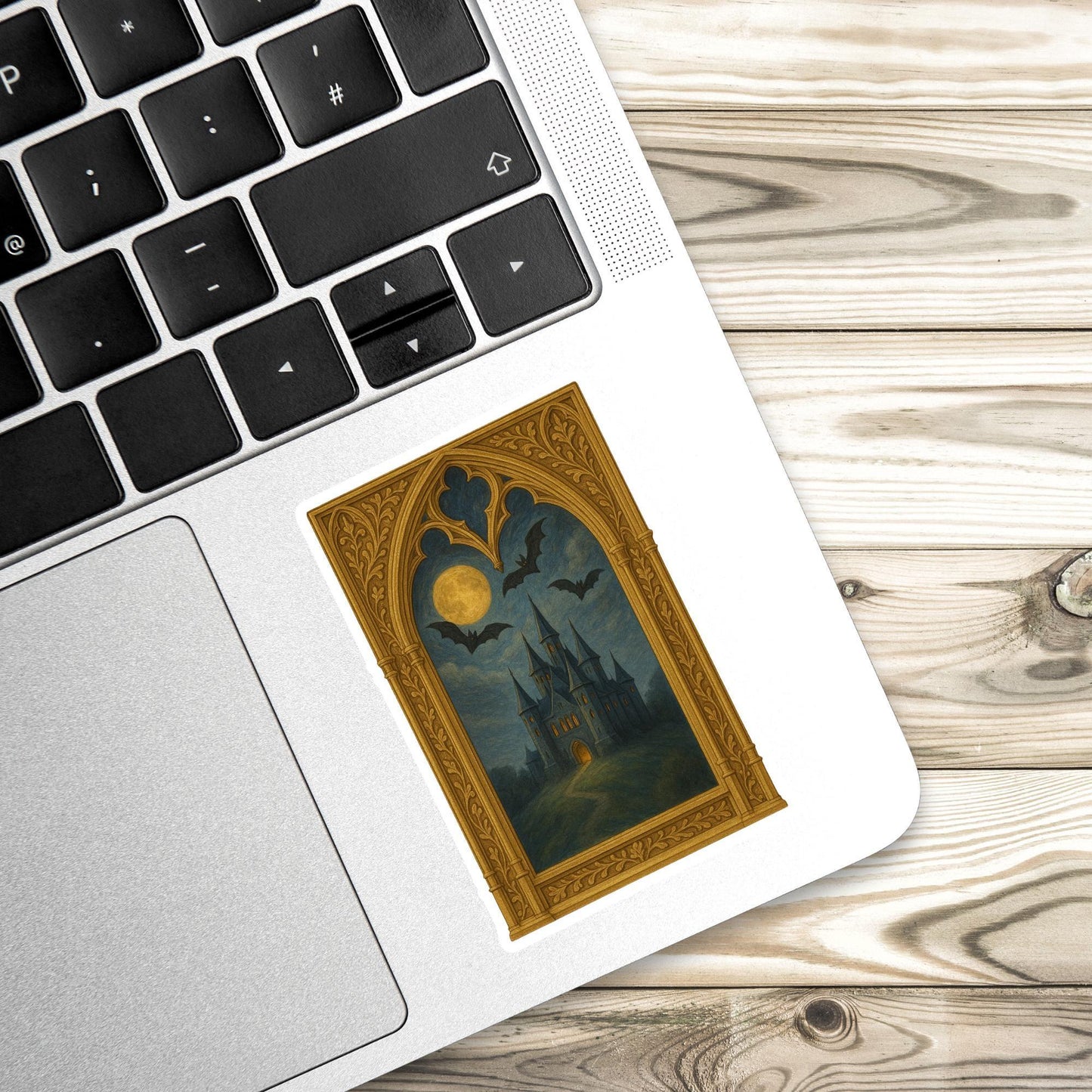 Gothic castle sticker, vampire sticker, fantasy Sticker, gothic sticker, Fantasy Bookish Merch, fantasy window sticker, fairytale sticker