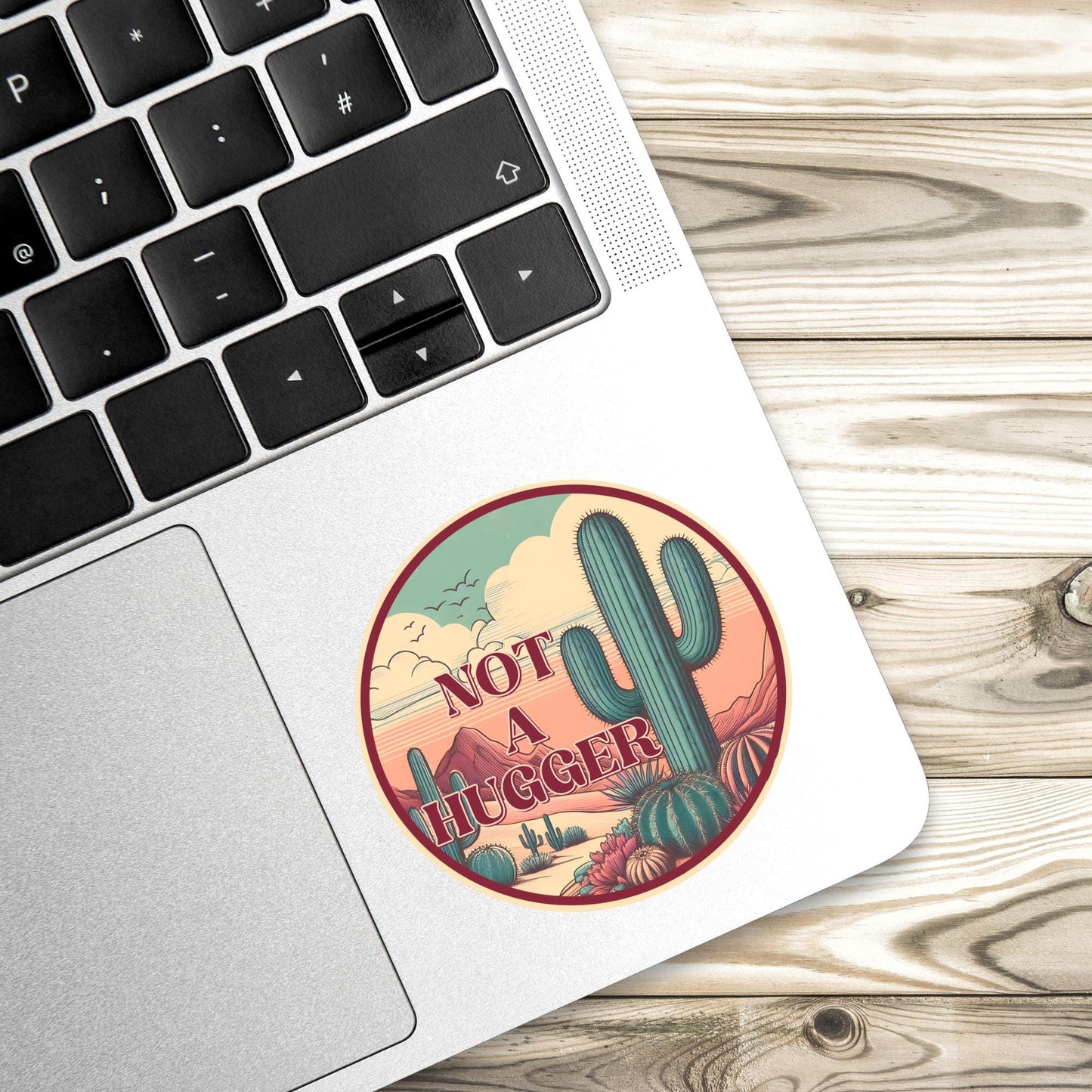 Not a hugger Sticker, Mental Health Sticker, Anxiety Stickers, Funny Gift, Self Love Decal, self care, mental health gifts, treandy sticker