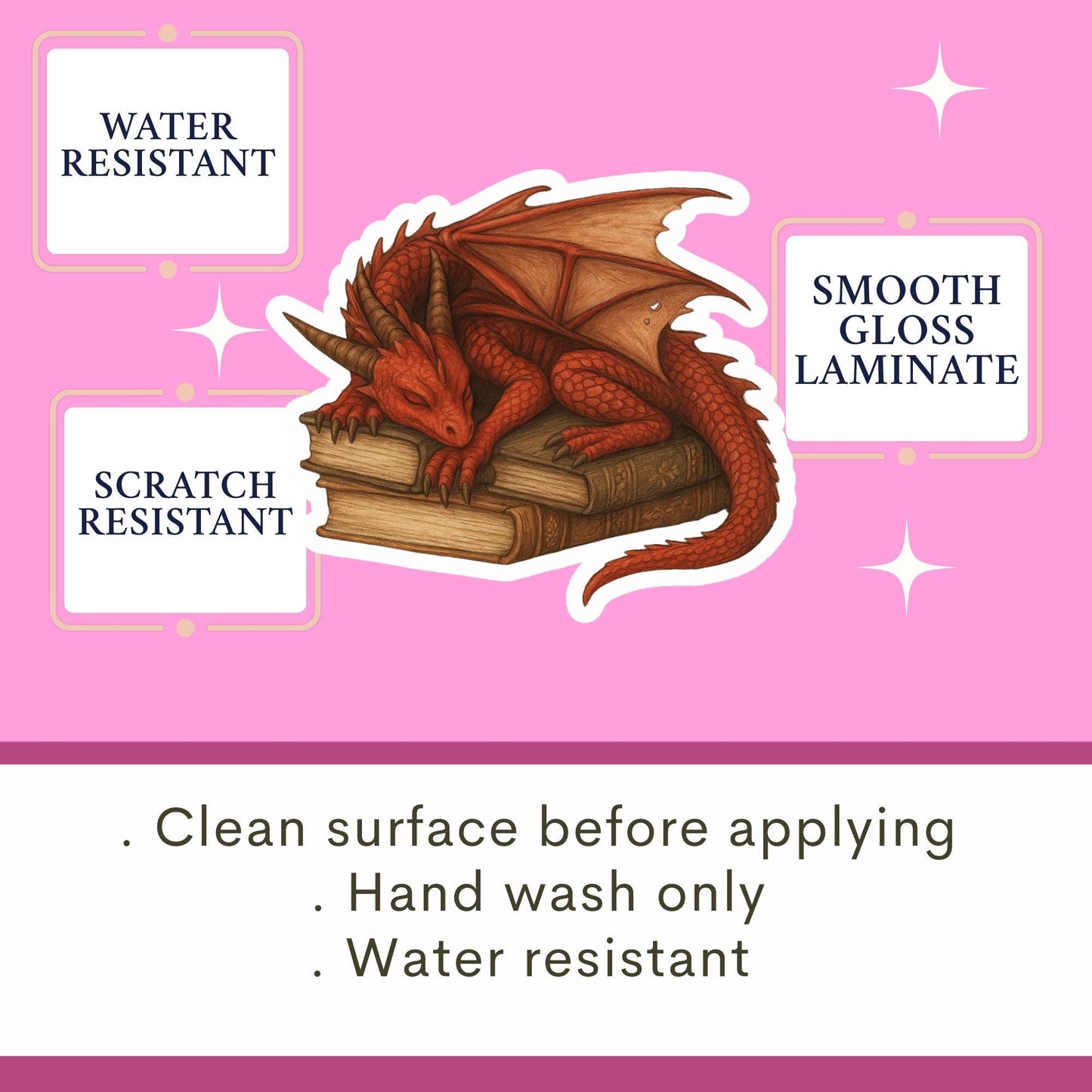 Dragon book sticker, fantasy sticker, booktok sticker, book stickers for kindle, bookish sticker, book dragon, book stickers, sticker kindle