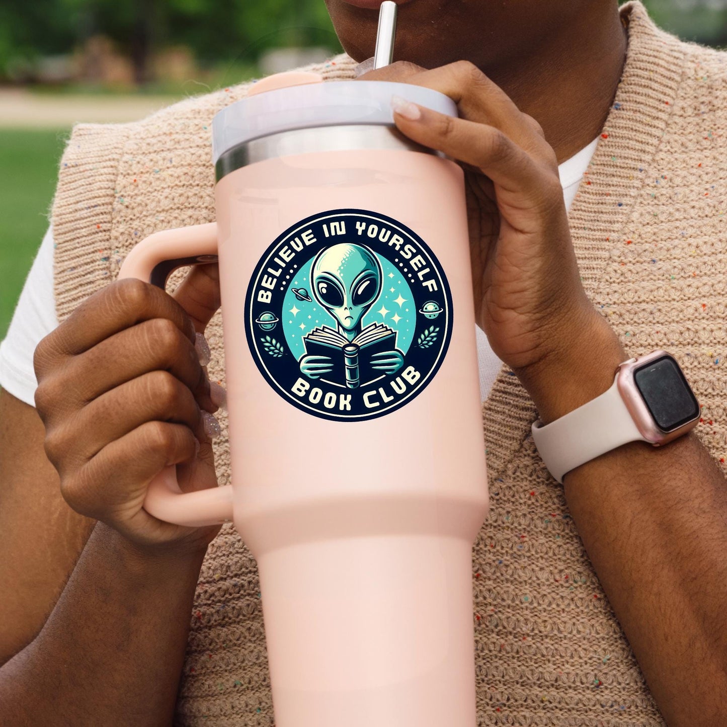 SCFI sticker, science fiction reader, book sticker, kindle sticker, bookish sticker, book stickers, stickers for kindle, book merch, book