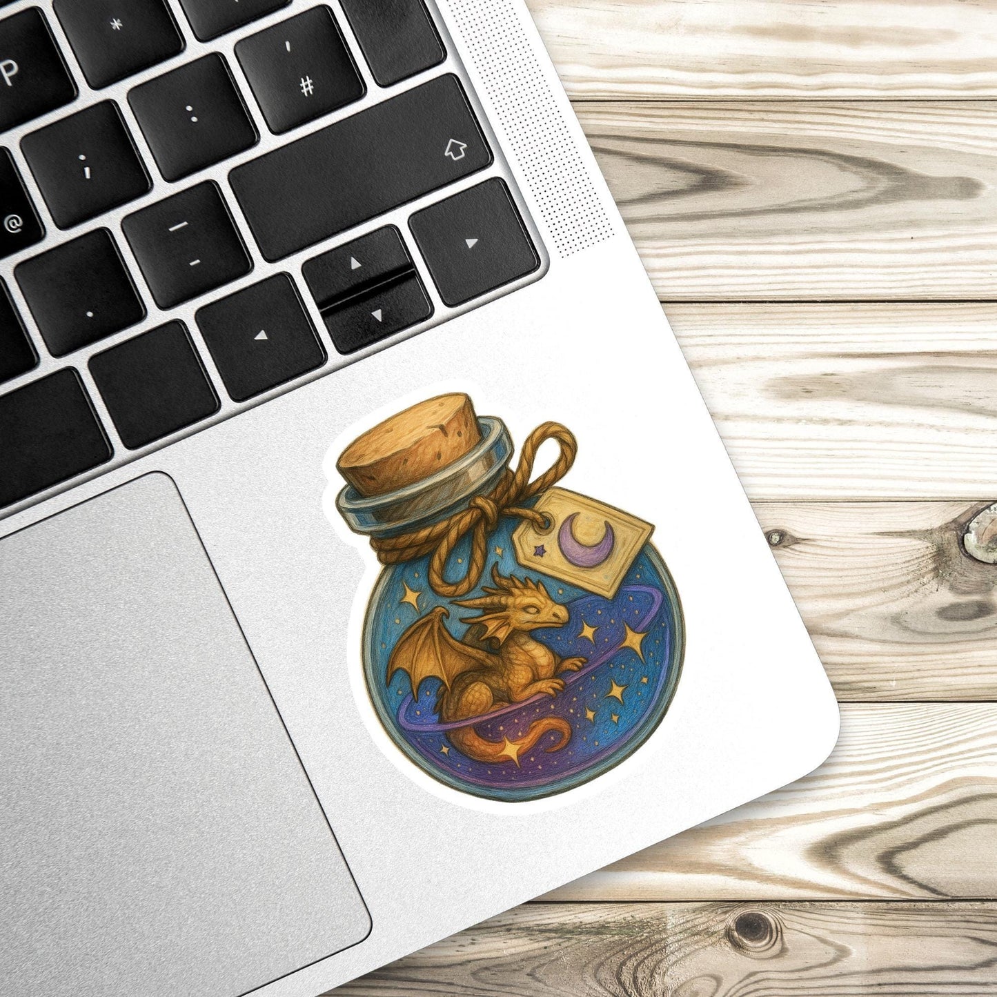 Dragon Book Sticker, potion Vinyl Sticker, Fantasy Bookish Merch, Book Lover Gift, e-reader Kindle Stickers, Reading Lover, Booktok