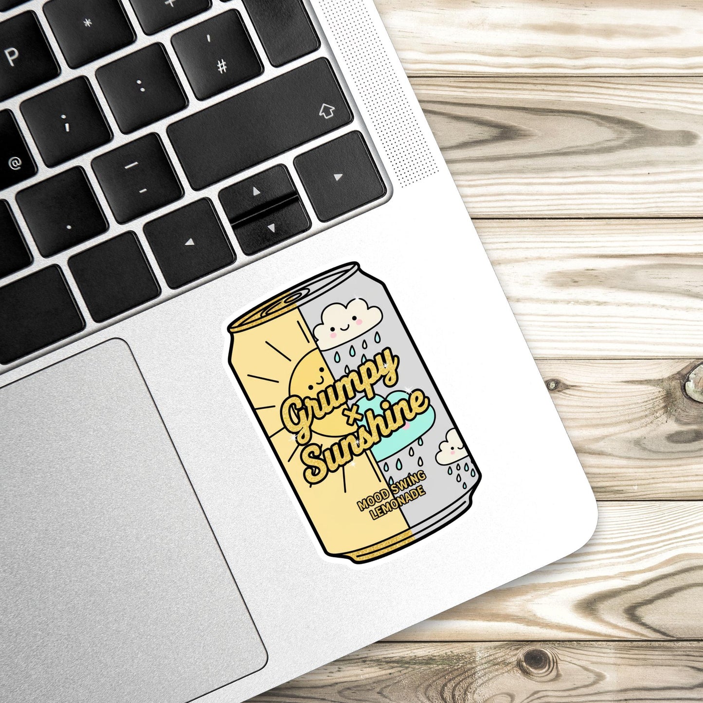 Grumpy sunshine soda sticker, troupe sticker, kindle sticker, book sticker, kindle sticker, bookish sticker, stickers for kindle,
