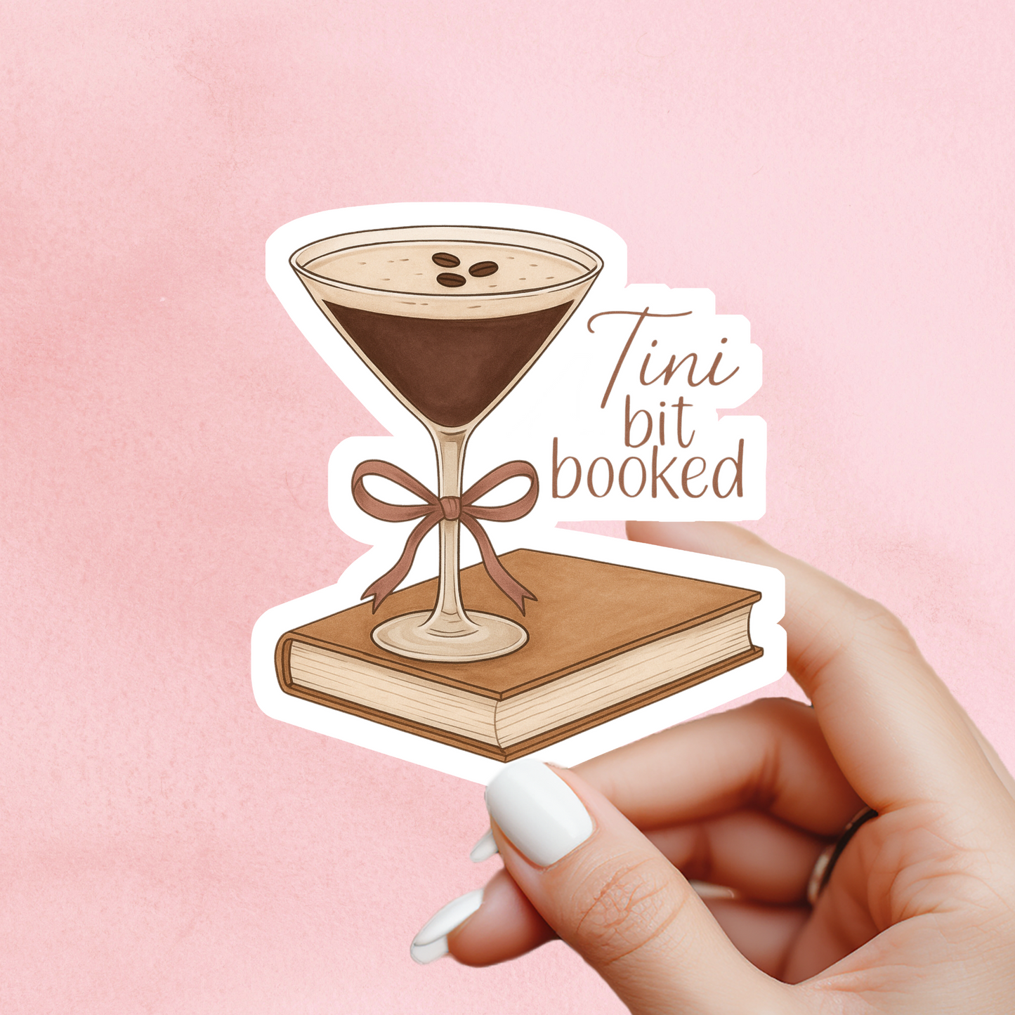 Tini bit booked sticker