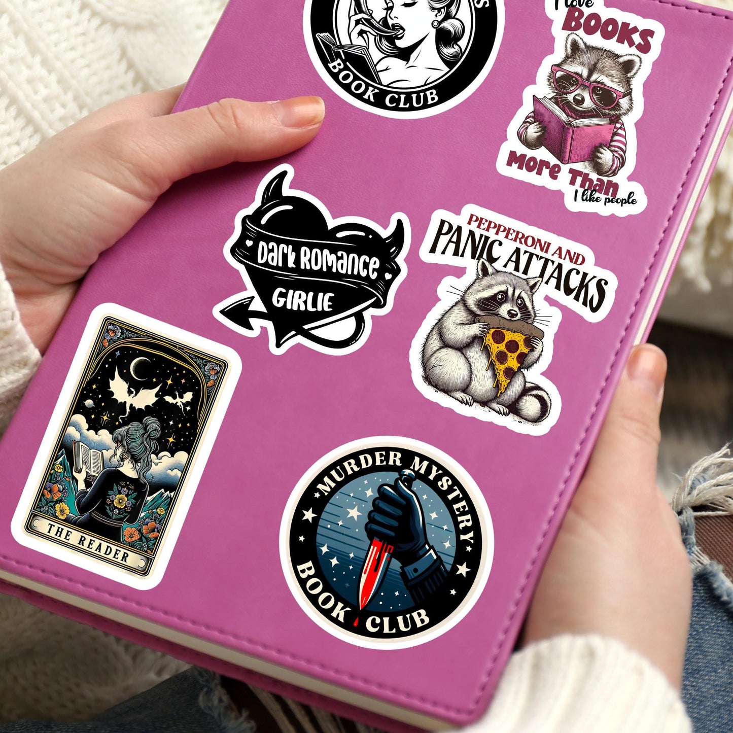 murder mystery sticker