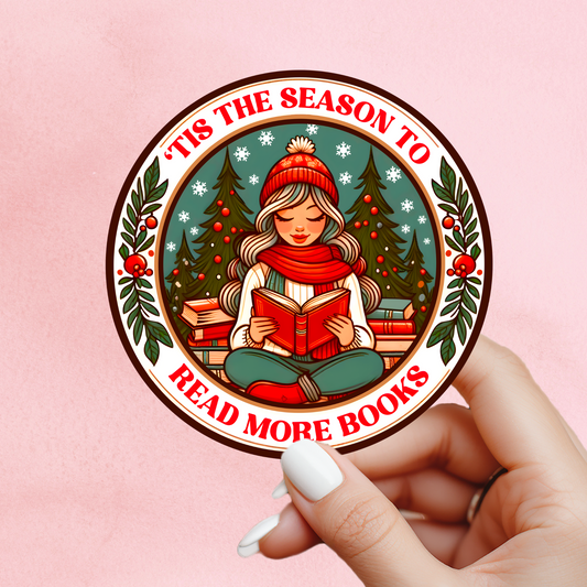 Christmas Reading Sticker