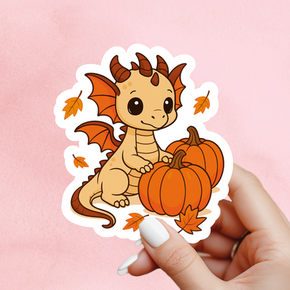 Dragon Reading Sticker