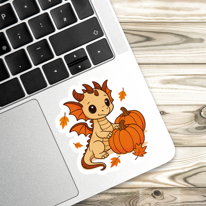 Dragon Reading Sticker