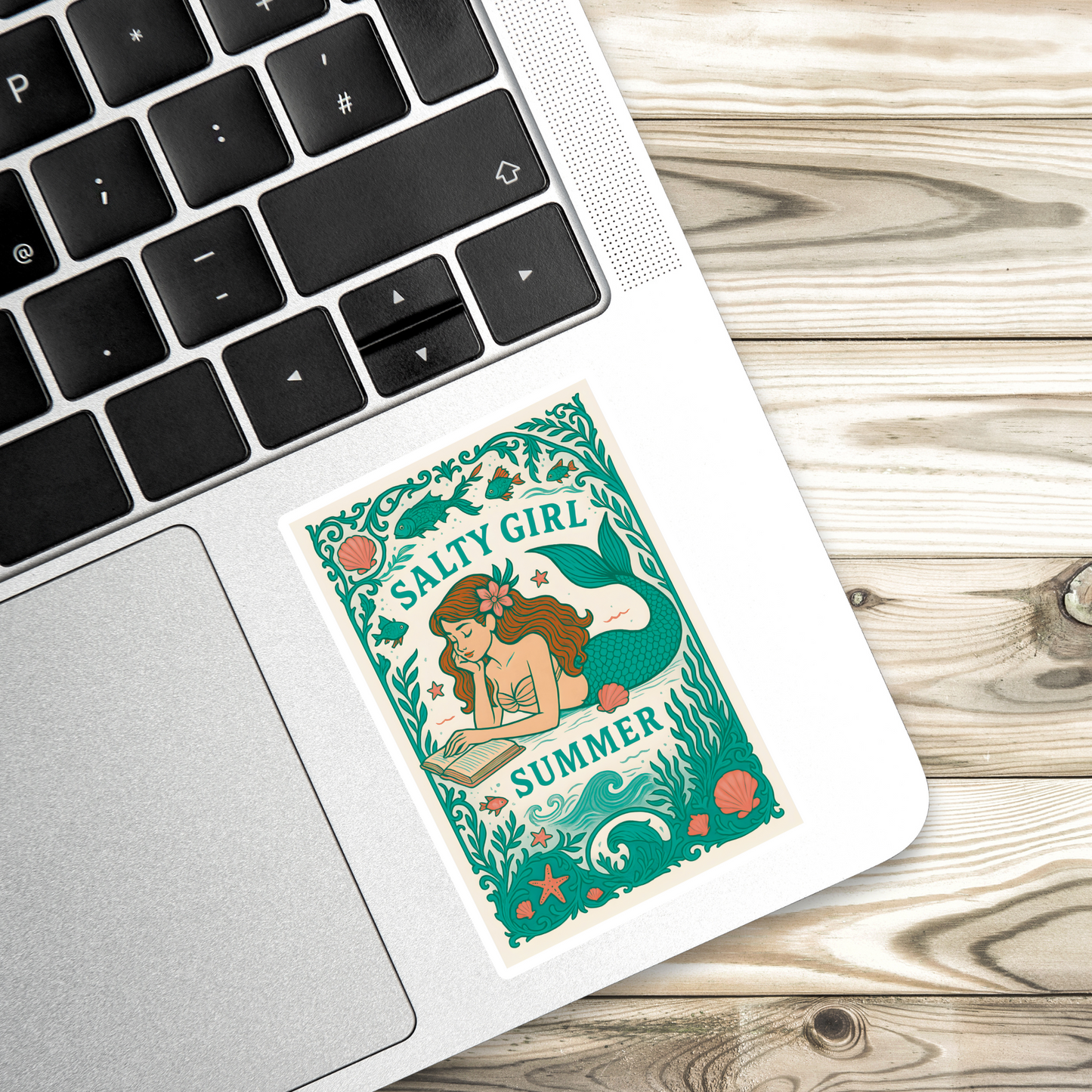 Salty girl bookclub sticker