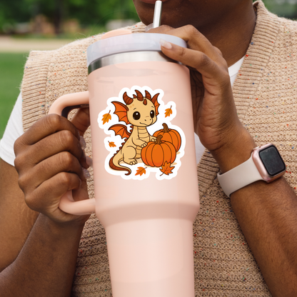 Dragon Reading Sticker