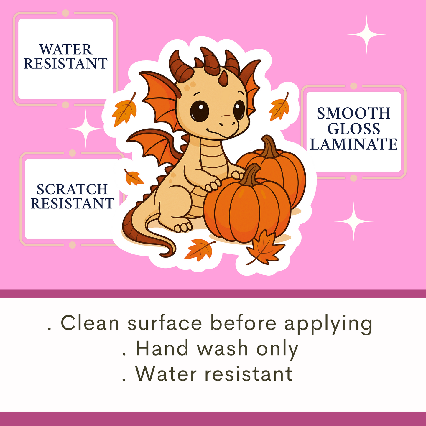 Dragon Reading Sticker