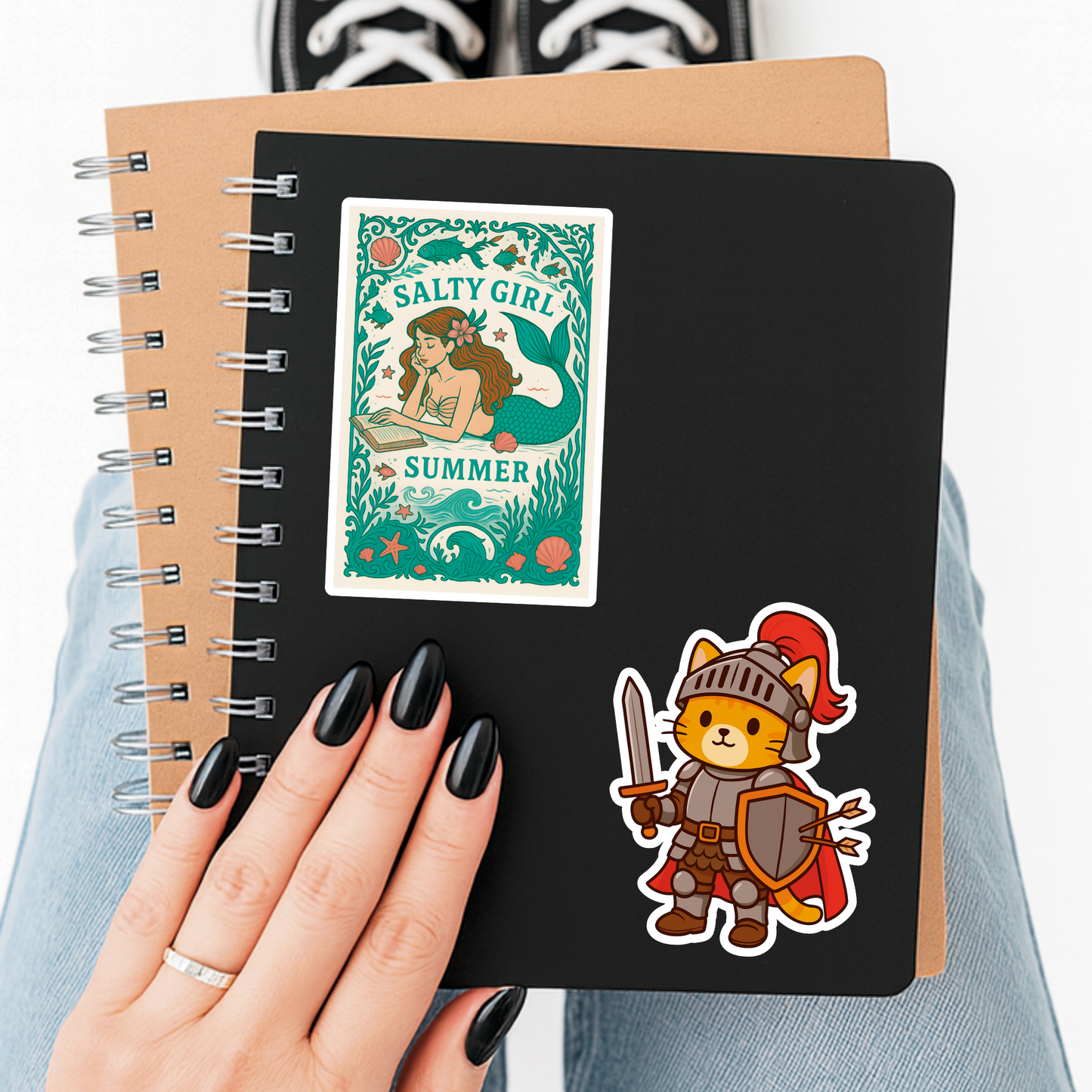 Salty girl bookclub sticker