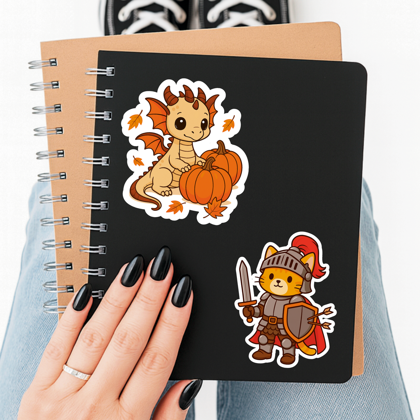 Dragon Reading Sticker