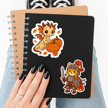 Dragon Reading Sticker