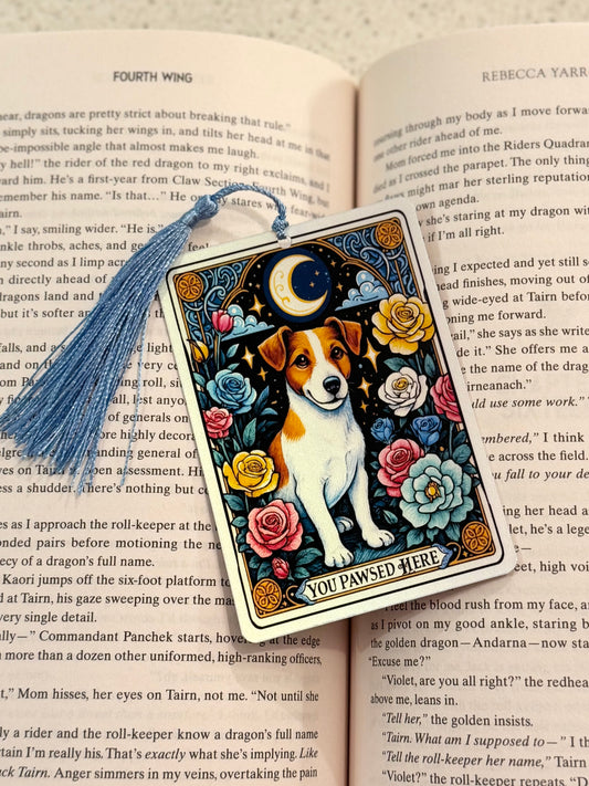 Jack Russell Tarot card Bookmark