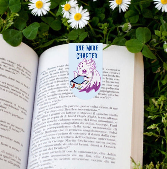 Dragon bookmark, magnetic bookmark, bookmark, fantasy bookmark, bad dragon, dragon gift, one more chapter, handmade bookmark,