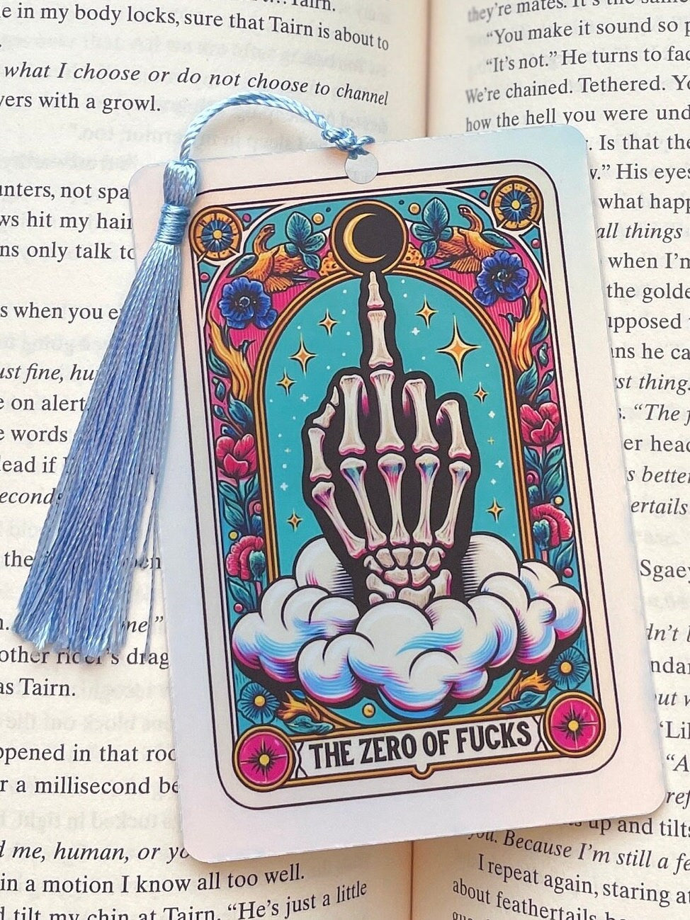 Tarot card Bookmark, birthday gift, holographic bookmark, Gothic Bookmark, Booktok Bookmark, Bookish Gifts for Readers, Handmade Bookmark