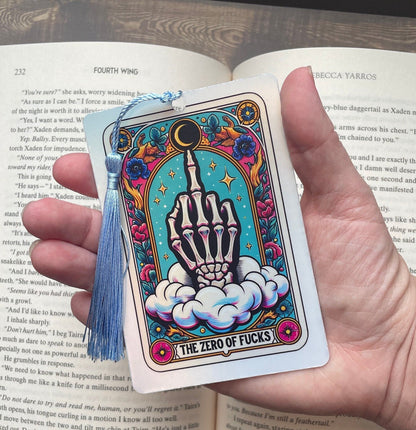 Tarot card Bookmark, birthday gift, holographic bookmark, Gothic Bookmark, Booktok Bookmark, Bookish Gifts for Readers, Handmade Bookmark