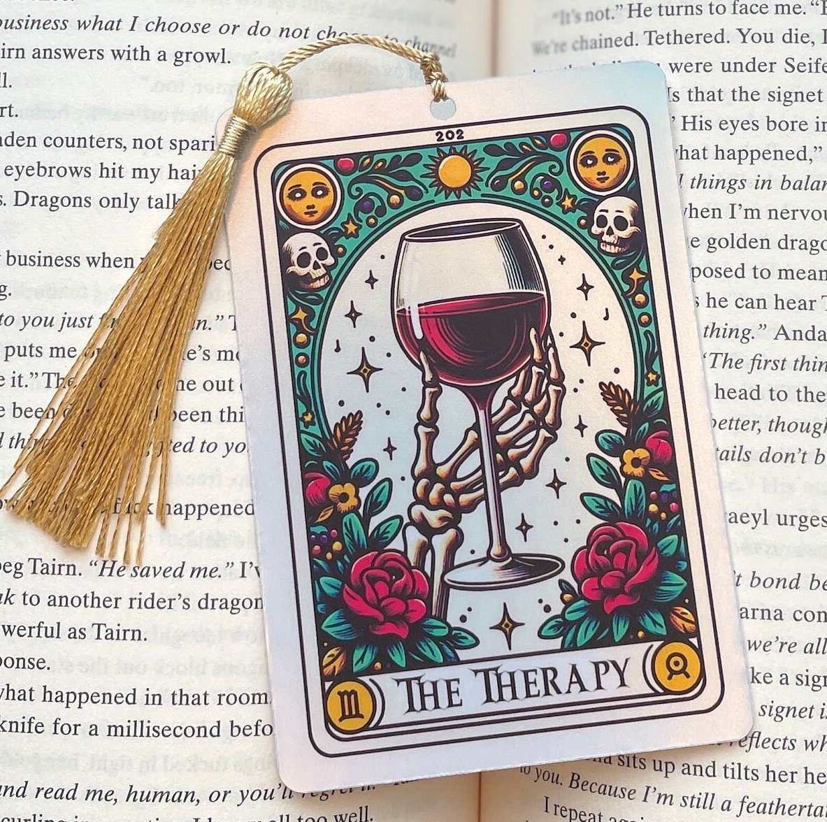 Tarot Bookmark, gift for mum, holographic bookmark, Gothic Bookmark, Booktok Bookmark, Bookish Gifts for Readers, Handmade Bookmark