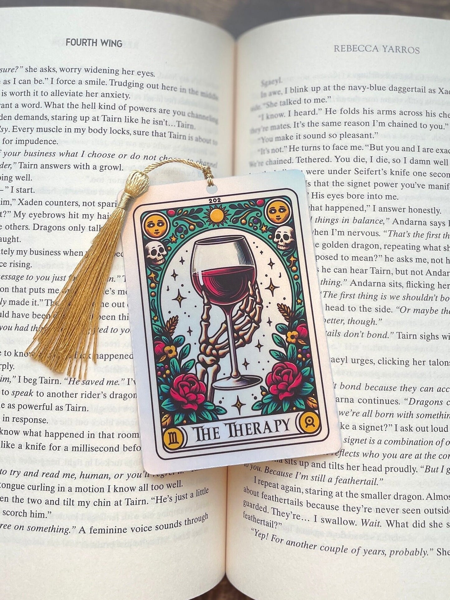 Tarot Bookmark, gift for mum, holographic bookmark, Gothic Bookmark, Booktok Bookmark, Bookish Gifts for Readers, Handmade Bookmark