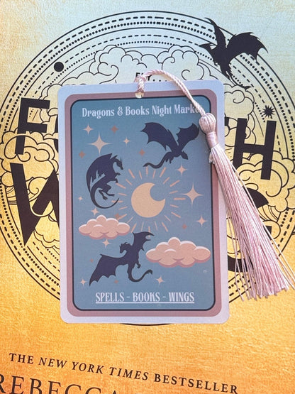 Fantasy Tarot card Bookmark, holographic bookmark, Gothic Bookmark, Booktok Bookmark, Bookish Gifts for Readers, Handmade Bookmark