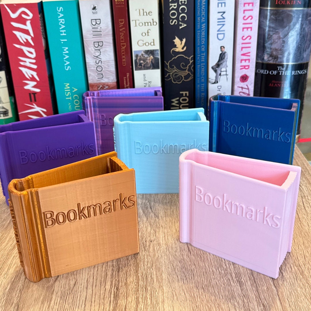 bookmark holder, 3D print, book mark holder, bookish gift, gift for book lover, booktok, bookshelf decor, Book accessories,