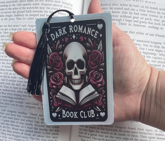 Dark romance bookmark, Tarot card Bookmark, holographic bookmark, Gothic Bookmark, Booktok Bookmark, Bookish Gifts for Readers,