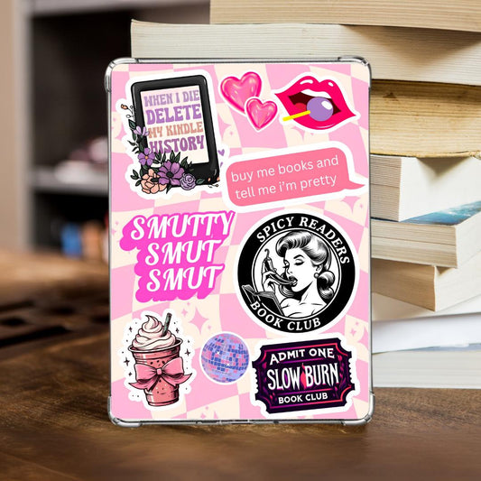 Smut kindle insert, kindle insert, smut, smut reader, Kindle Insert For Clear Case, dark romance kindle insert, kindle Paperwhite,