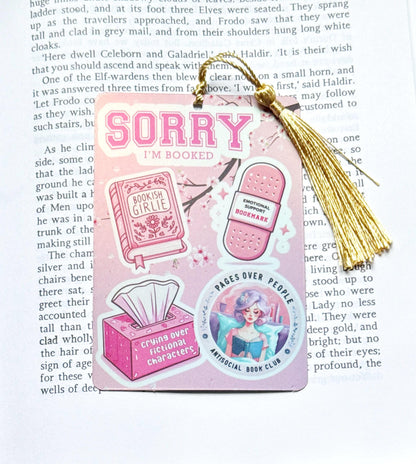 Pink bookmark, ghost bookmark, Bookmark, holographic bookmark, Gothic Bookmark, Booktok Bookmark, Bookish Gifts for Readers,