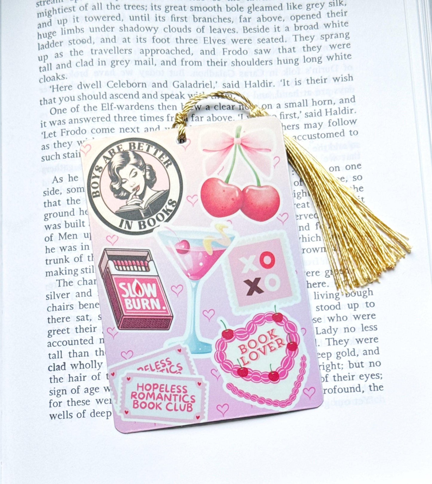 Romance bookmark, romantic bookmark, Bookmark, holographic bookmark, Gothic Bookmark, Booktok Bookmark, Bookish Gifts for Readers,