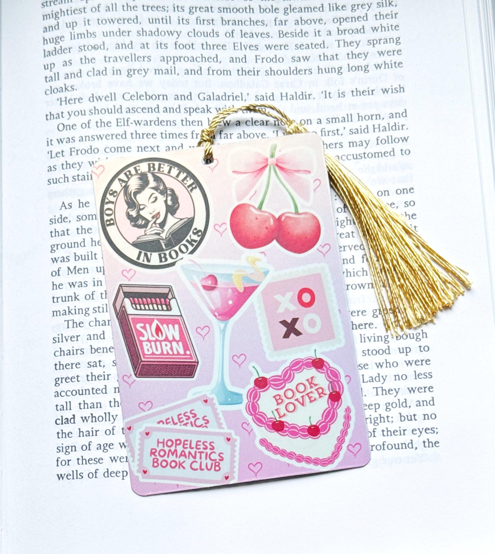 Romance bookmark, romantic bookmark, Bookmark, holographic bookmark, Gothic Bookmark, Booktok Bookmark, Bookish Gifts for Readers,