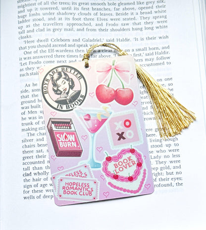 Romance bookmark, romantic bookmark, Bookmark, holographic bookmark, Gothic Bookmark, Booktok Bookmark, Bookish Gifts for Readers,