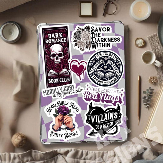 Dark romance Kindle Insert For Clear Case, kindle insert, dark romance kindle insert, kindle skin, kindle Paperwhite, cute kindle accessory