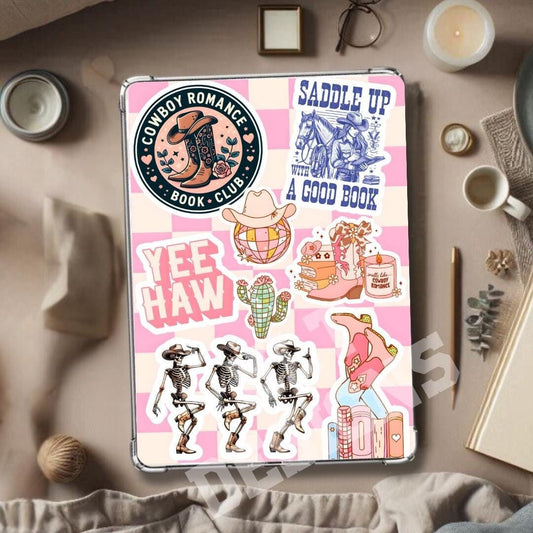 Cowboy Kindle Insert, kindle insert For Clear Case, bookish kindle insert, kindle skin, kindle Paperwhite, kindle basic, kindle accessory