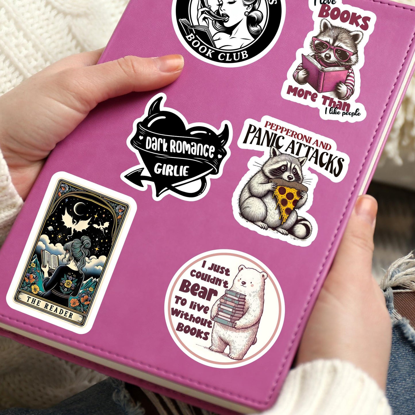 Bookish sticker, bear sticker, book sticker, kindle sticker, bookish sticker, book stickers, stickers for kindle, book, dark romance