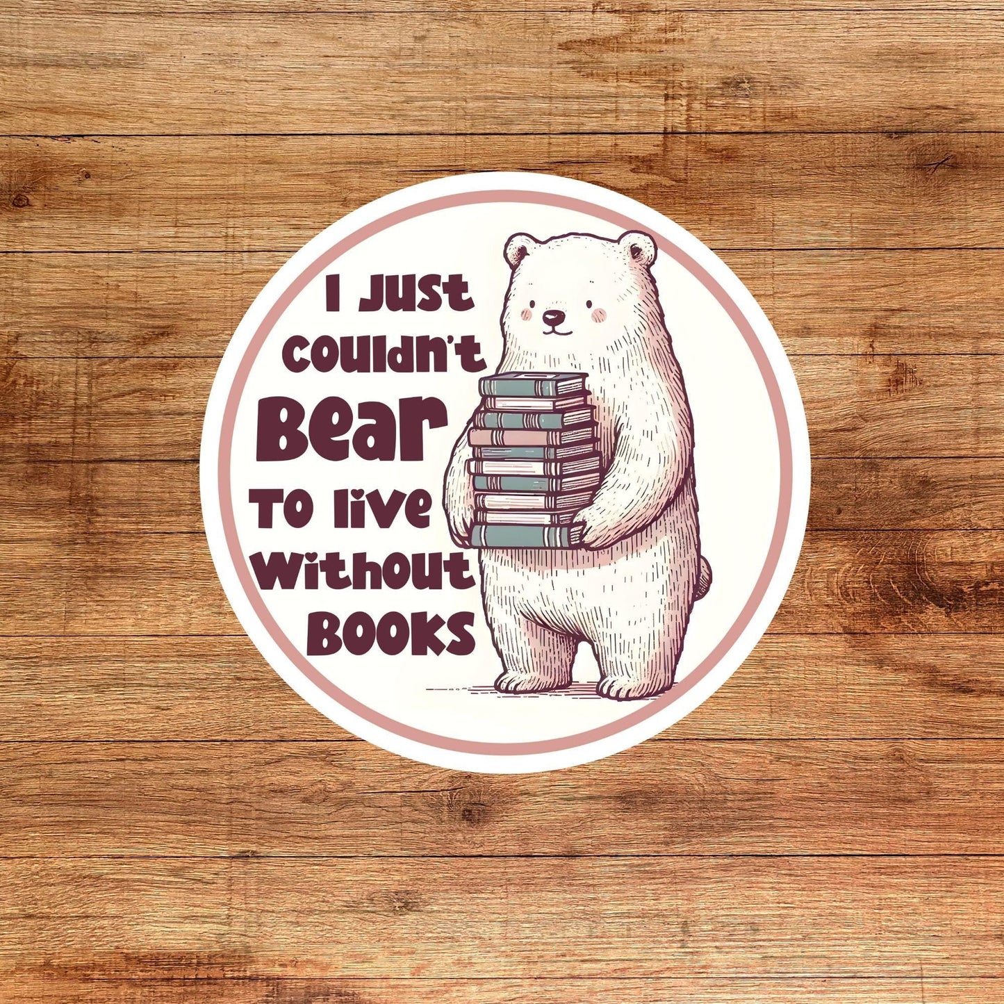 Bookish sticker, bear sticker, book sticker, kindle sticker, bookish sticker, book stickers, stickers for kindle, book, dark romance