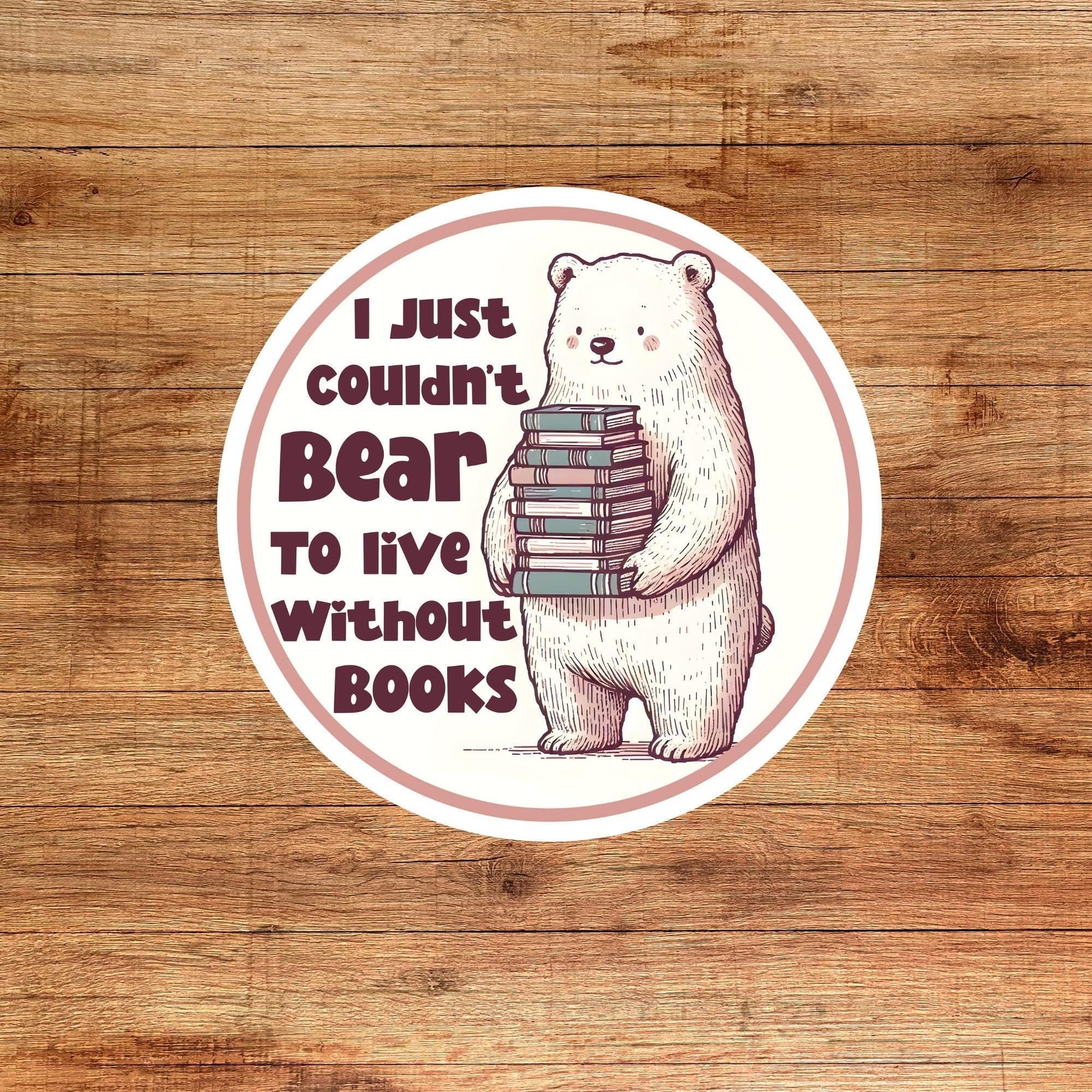 Bookish sticker, bear sticker, book sticker, kindle sticker, bookish sticker, book stickers, stickers for kindle, book, dark romance
