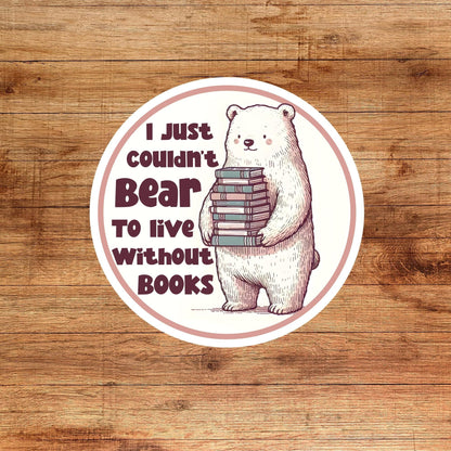 Bookish sticker, bear sticker, book sticker, kindle sticker, bookish sticker, book stickers, stickers for kindle, book, dark romance