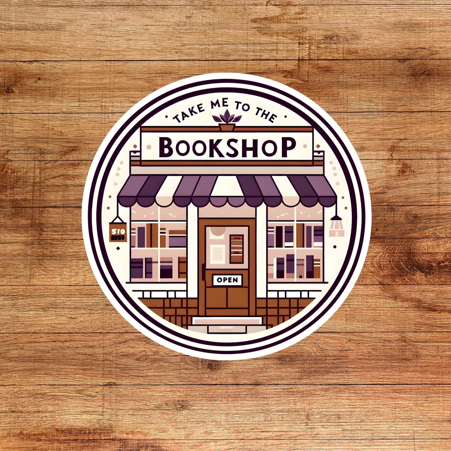 The bookshop sticker, Bookish girlie sticker, bookish sticker, book sticker, kindle sticker, stickers for kindle, book lover gift
