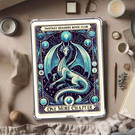 Fantasy Kindle Insert For Clear Case, fall kindle insert, dragon kindle insert, kindle skin, kindle Paperwhite, cute kindle accessory