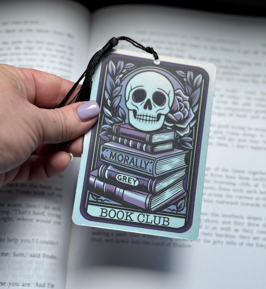 Morally grey bookmark, Dark romance bookmark, Tarot card Bookmark, holographic bookmark, Booktok Bookmark, Bookish Gifts for Readers,