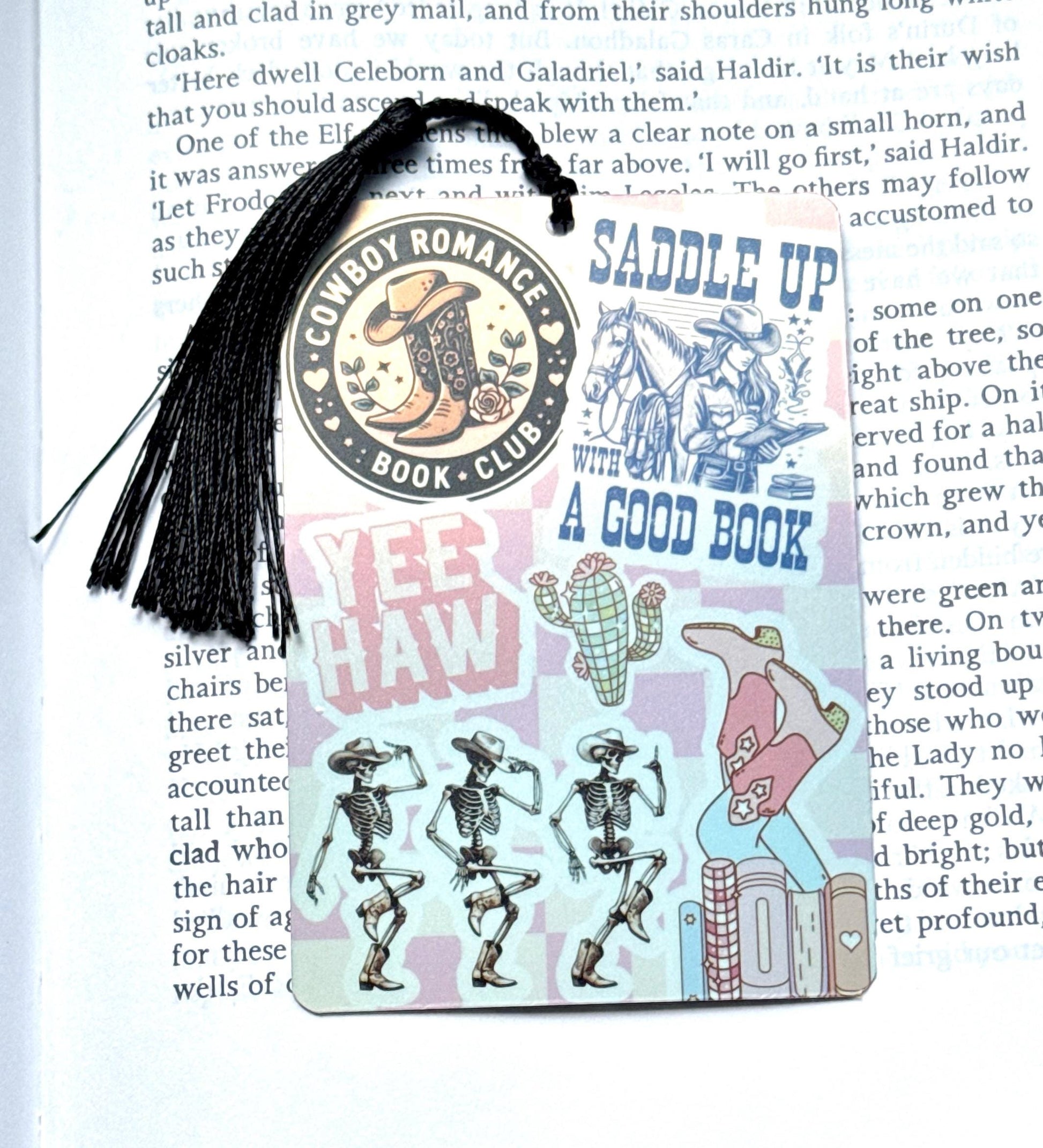 cowboy romance bookmark, cowboy romance, Tarot card Bookmark, romance bookmark, holographic bookmark, Gothic Bookmark, Booktok Bookmark,