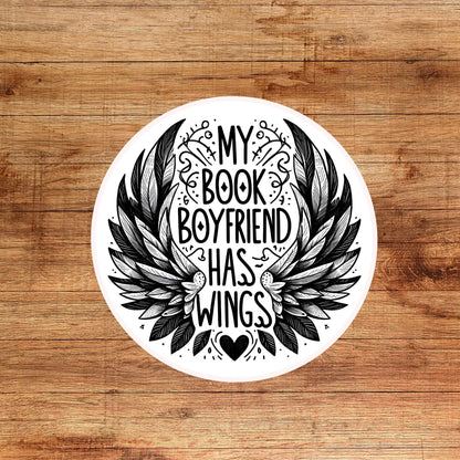 Fantasy sticker, bat boys sticker, book sticker, kindle sticker, bookish sticker, book stickers, sticker for kindle, book boyfriend