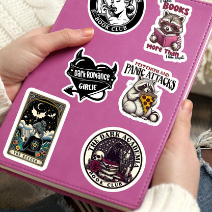 Dark academia sticker, dark academia, book sticker, kindle sticker, bookish sticker, book stickers, stickers for kindle, book, dark romance