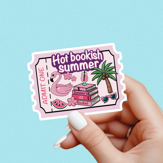 Bookish sticker, summer reading sticker, kindle sticker, book sticker, kindle sticker, bookish sticker, book stickers, stickers for kindle