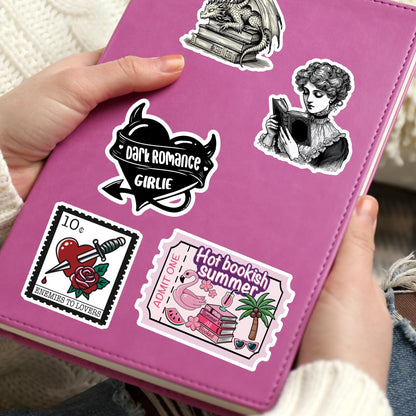 Bookish sticker, summer reading sticker, kindle sticker, book sticker, kindle sticker, bookish sticker, book stickers, stickers for kindle