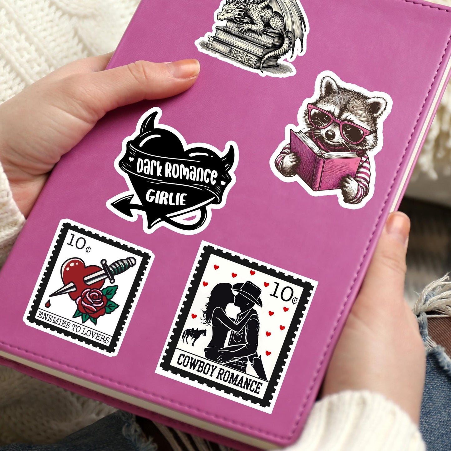 Cowboy romance sticker, troupe sticker, kindle sticker, book sticker, kindle sticker, bookish sticker, book stickers, book stamp sticker