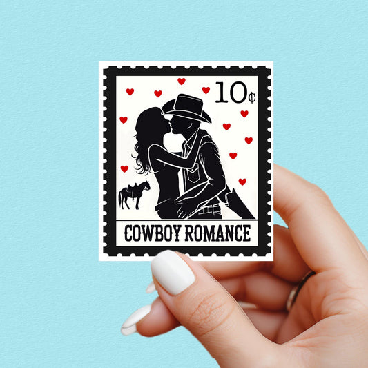 Cowboy romance sticker, troupe sticker, kindle sticker, book sticker, kindle sticker, bookish sticker, book stickers, book stamp sticker