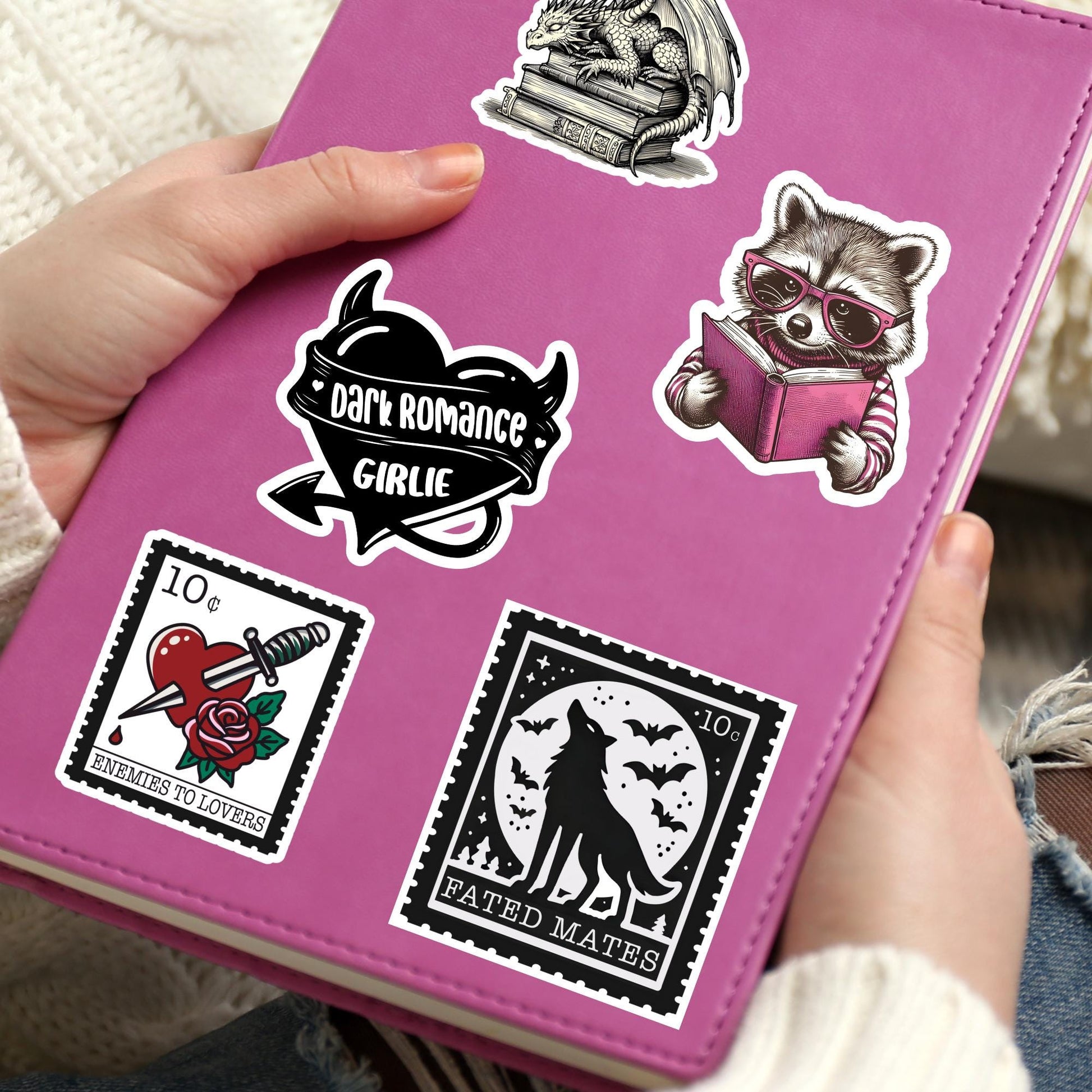 Fated mates sticker, troupe sticker, kindle sticker, book sticker, kindle sticker, bookish sticker, book stickers, book stamp sticker